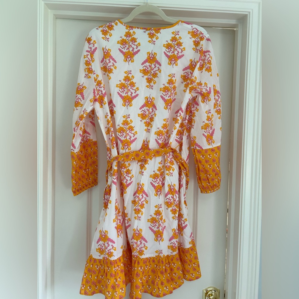 J Crew Floral Yellow and White Dress - Picture 4 of 4